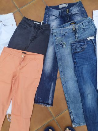 Pantalones Zara Benetton Estradivarius 