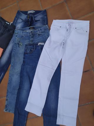 Pantalones Zara Benetton Estradivarius 