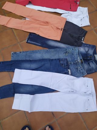 Pantalones Zara Benetton Estradivarius 
