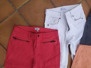 Pantalones Zara Benetton Estradivarius 