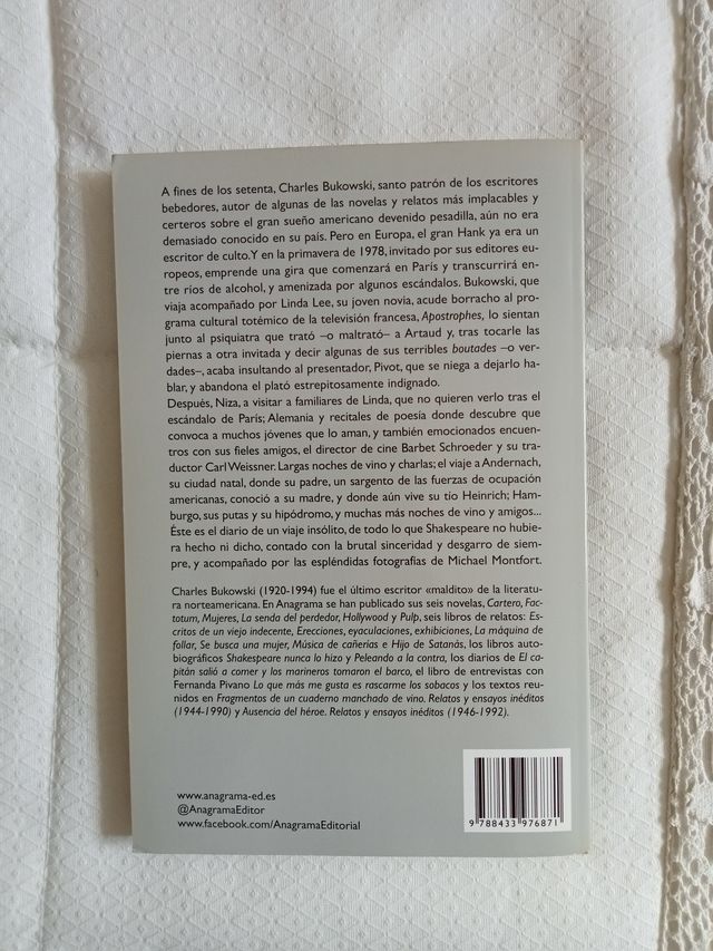 Charles Bukowski Shakespeare Nunca Lo Hizo 