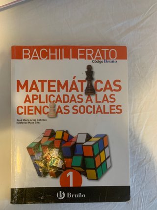 Libro matematicas 1 bachillerato
