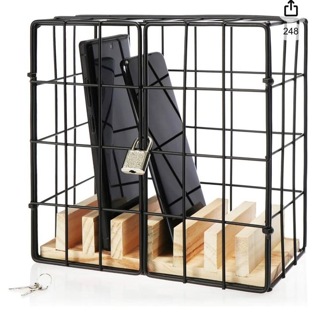 Jaula para telemóveis