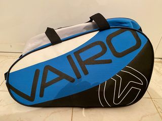 Pala Pádel Vairo + Paletero + 9 pelotas
