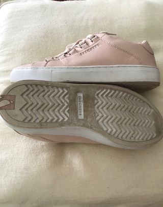 Zapatillas piel "Skechers"
