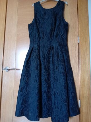 Vestido gris corto fiesta 
