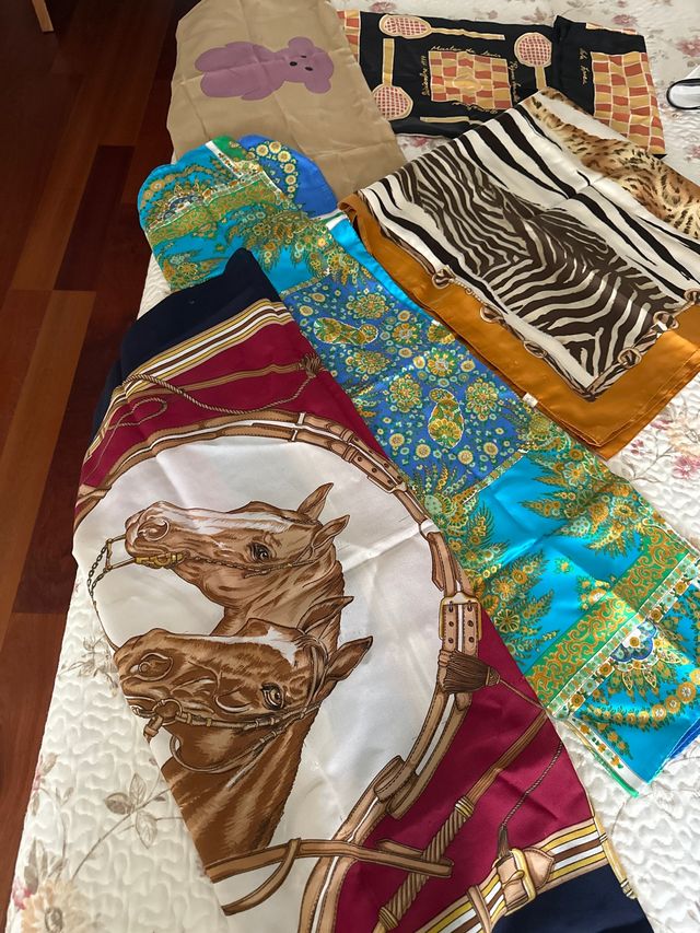 pañuelos seda mujer