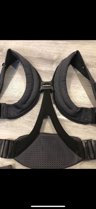 BabyBjörn Porta Bebé Move, Malla 3D, antracita