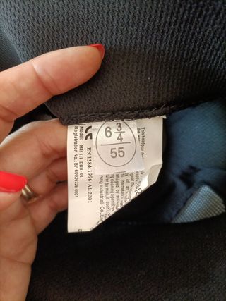 Casco equitazione velluto nero