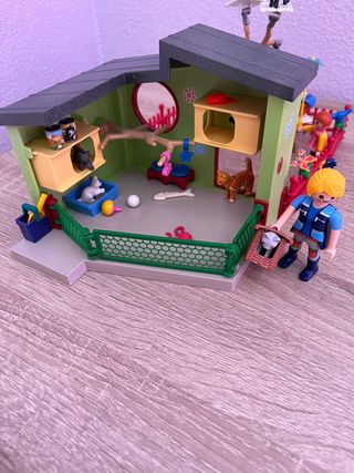 Refugio gatos playmobil