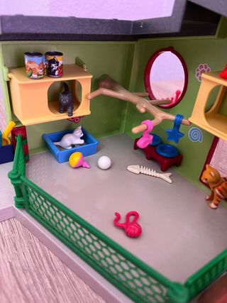 Refugio gatos playmobil