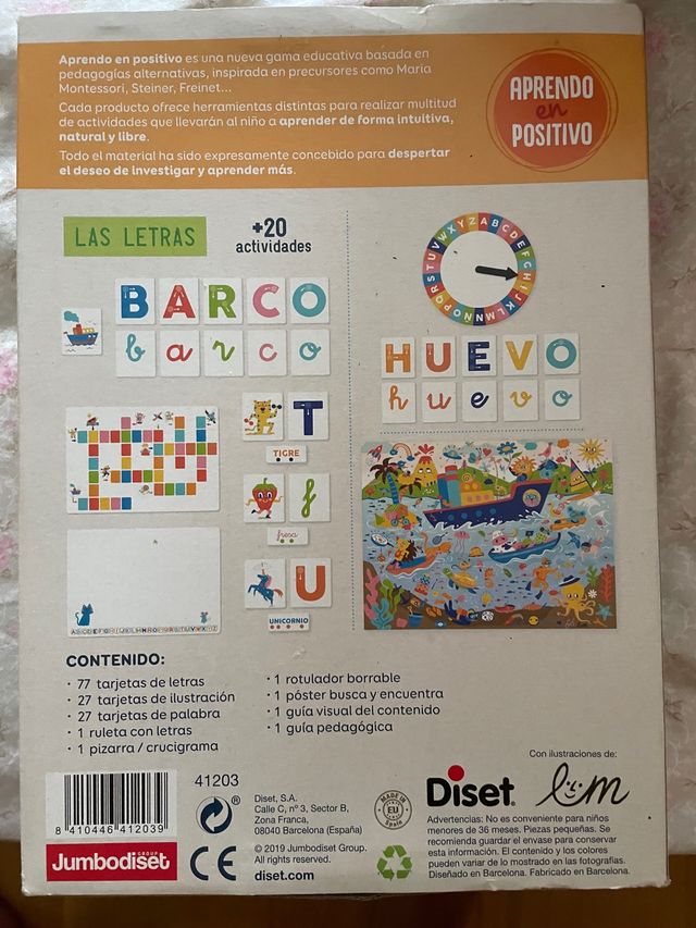 letras y números para aprender