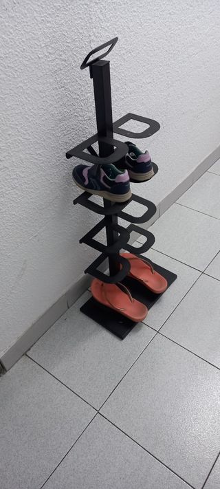 Zapatero portatil hierro