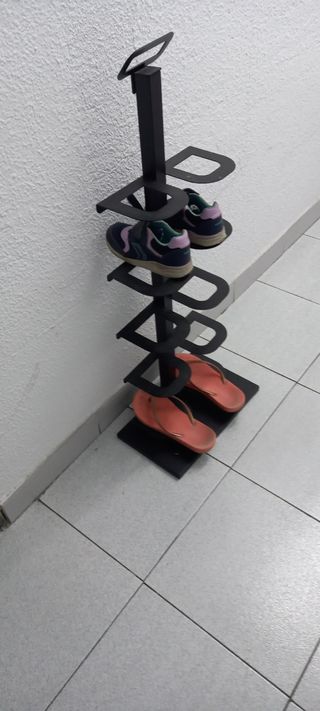 Zapatero portatil hierro
