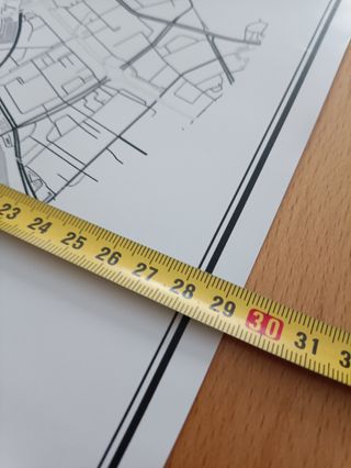 Lamina para enmarcar del mapa de Berlín 