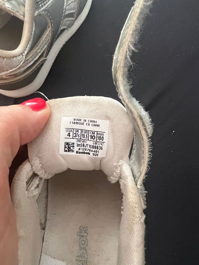 zapatillas deportivas Reebok talla 19,5