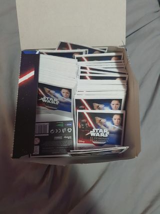 Lote cromos star wars
