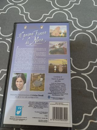 Vhs Film Ita Animazione Il Primo Fiocco Di Neve Al