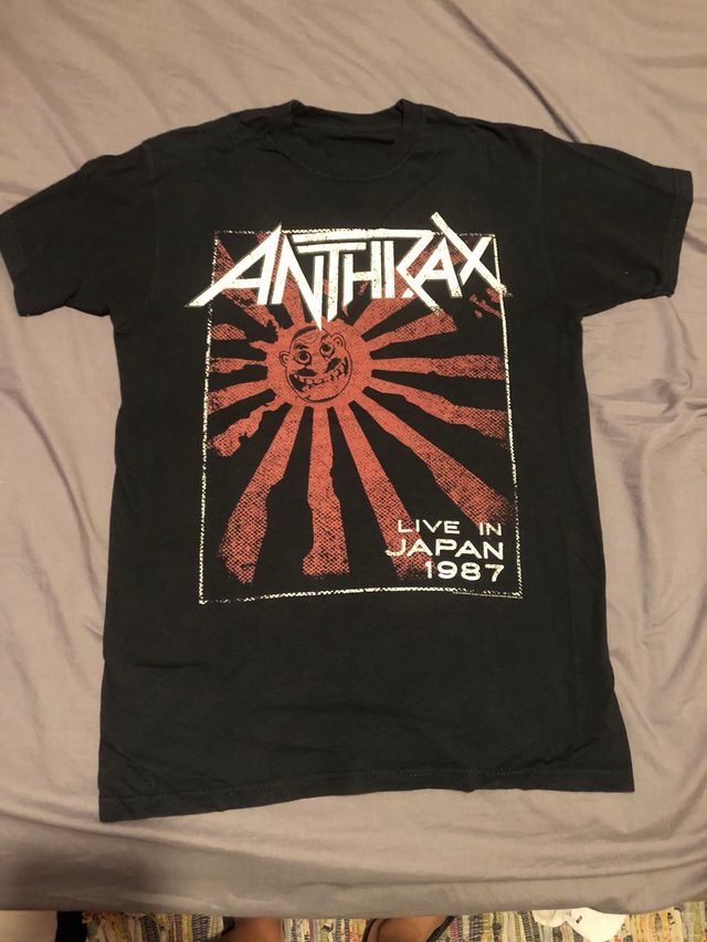 Camiseta Anthrax (LIVE IN JAPON 1987)