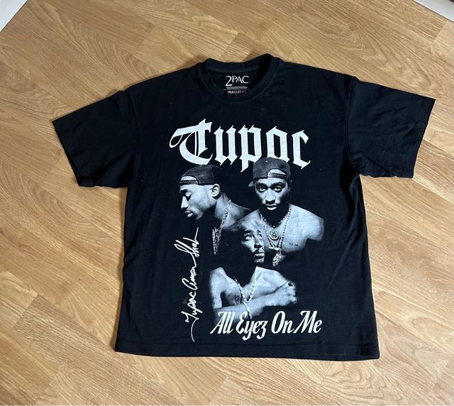 Camiseta negra Pull&bear