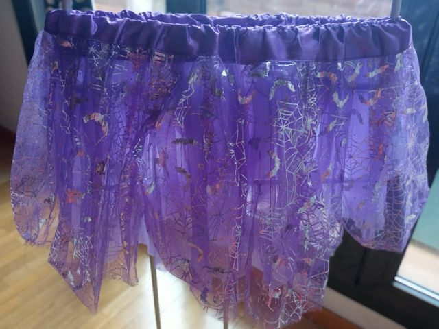 Saia tule e vassoura