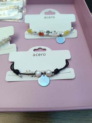 Pulseras acero inoxidables amigas