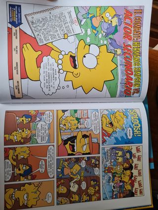 Lote 3 cómics los Simpson