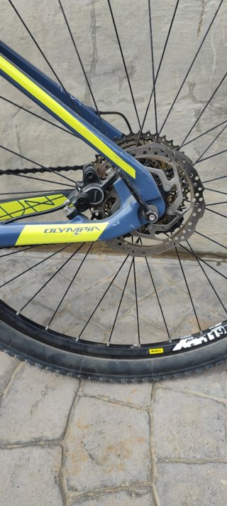 Bicicleta de montaña de carbono