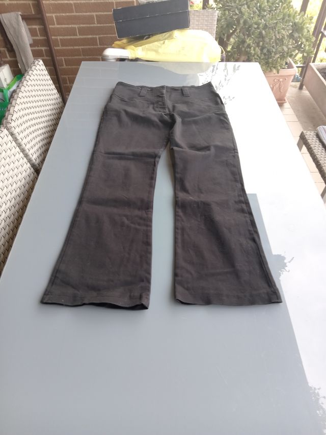 Pantaloni neri cotone taglia44