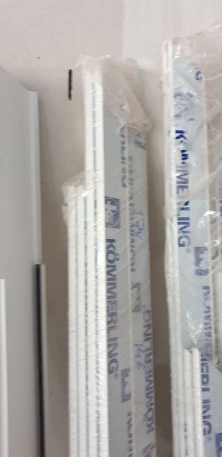 Tapajuntas tapetas ventanas PVC Kromerling nuevos
