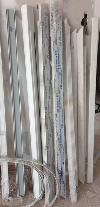 Tapajuntas tapetas ventanas PVC Kromerling nuevos