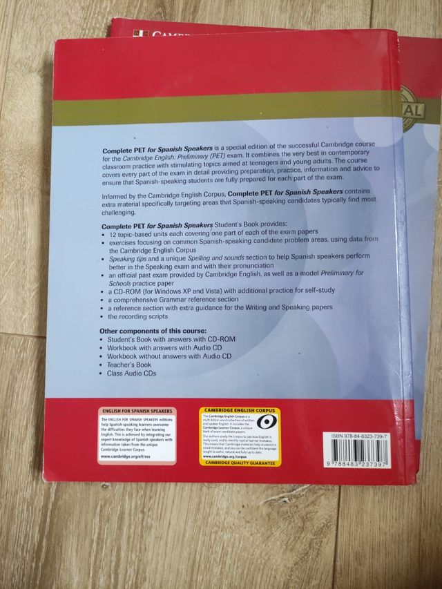 Libros PET Cambridge