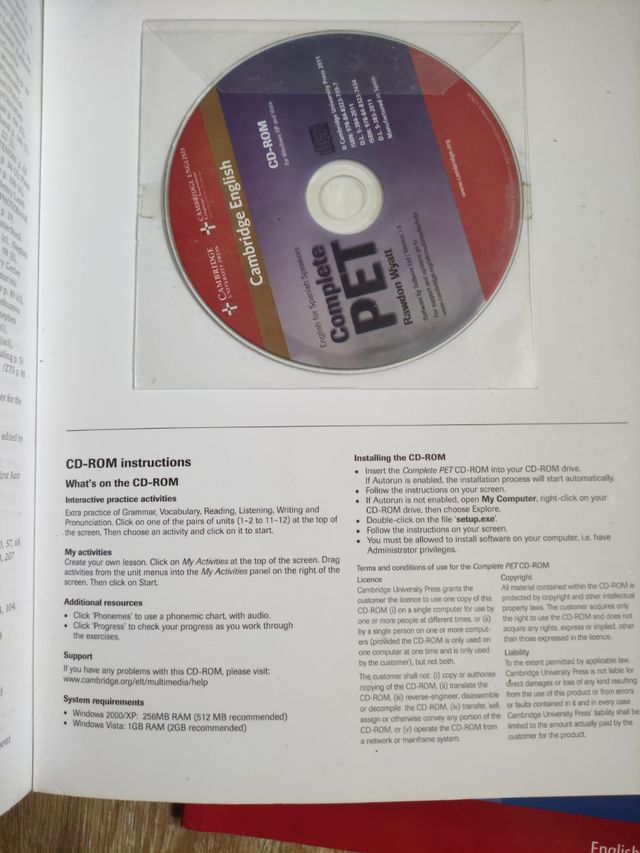 Libros PET Cambridge