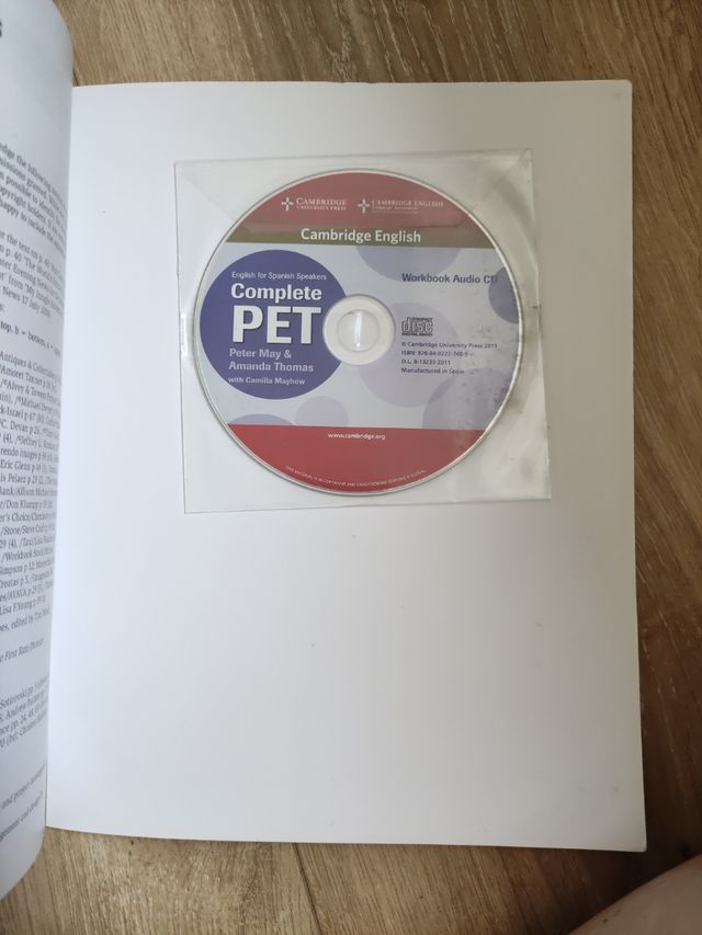 Libros PET Cambridge