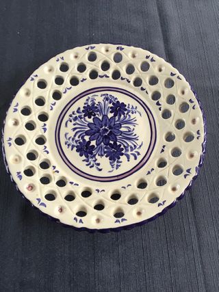 plato decorativo de ceramica de Portugal