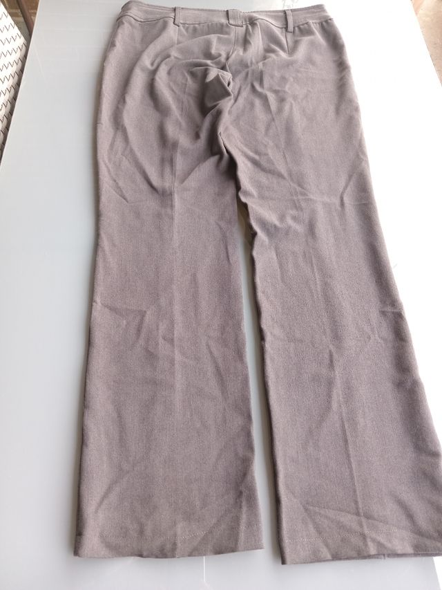 Pantaloni vita bassa grigi taglia 46