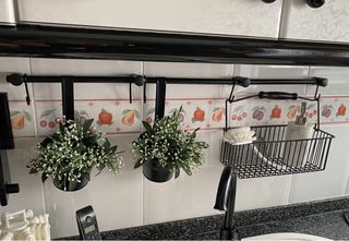 IKEA organizador de fregadero plantas decorativas