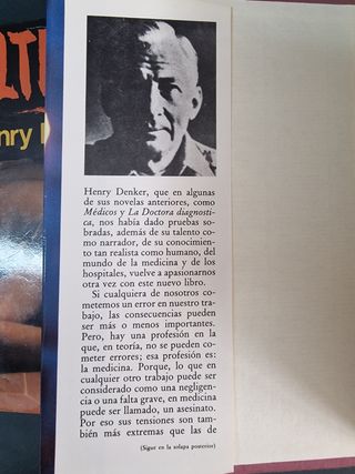 LOTE 2 libros HENRY DENKER