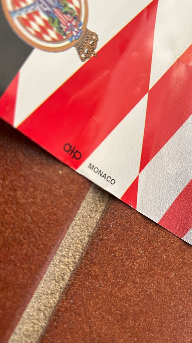 Cartel original Gran Premio de Mónaco 1998