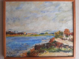 Cuadro oleo marina 27x22