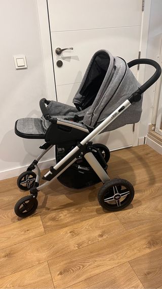 Carricoche dos piezas gris Bebecar