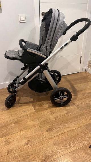 Carricoche dos piezas gris Bebecar