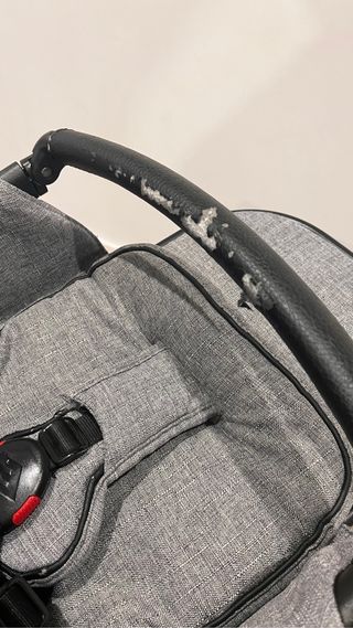 Carricoche dos piezas gris Bebecar