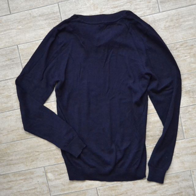 Lote 2 jerseys hombre punto azul marino talla M