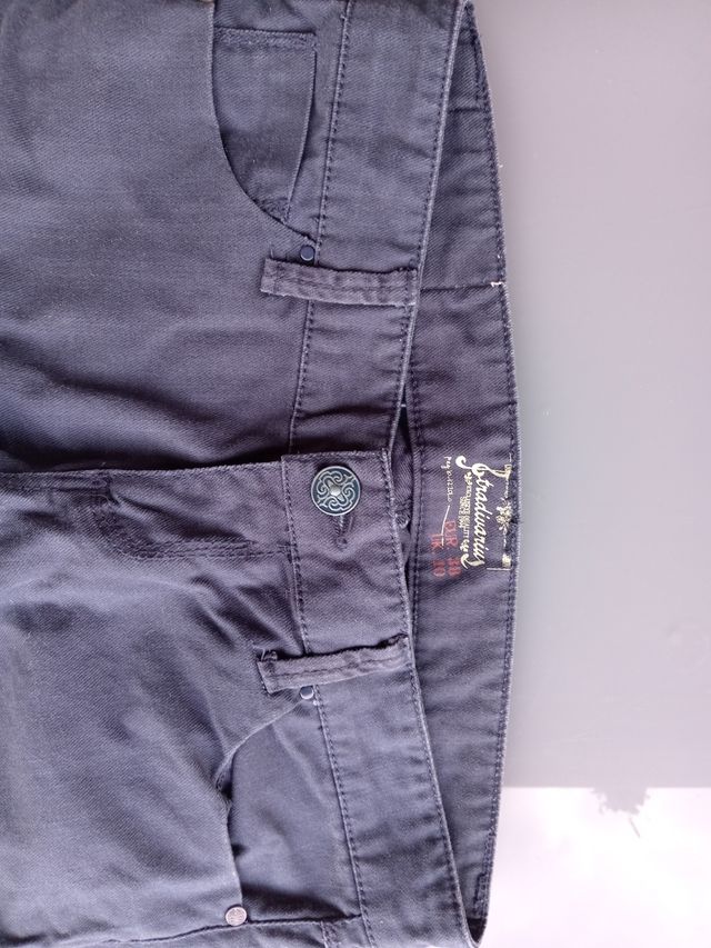 Pantaloni cotone Blu
