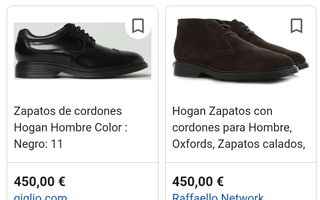 HOGAN DE PIEL ORIGINALES T  41 150€