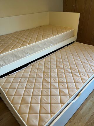 Cama nido con colchones (Ikea Flaxa)