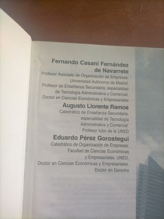 Libro Economía y organización de empresa