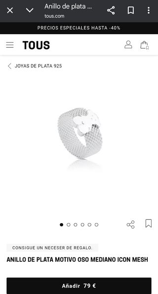 ANILLO TOUS 💍 