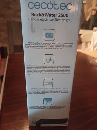 Plancha de cocina cecotec sin extrenar